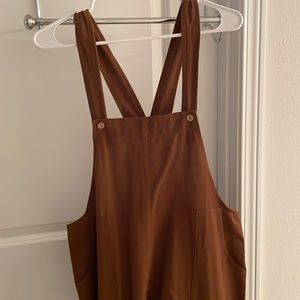 Little Cottonwood Pinyon linen overalls medium